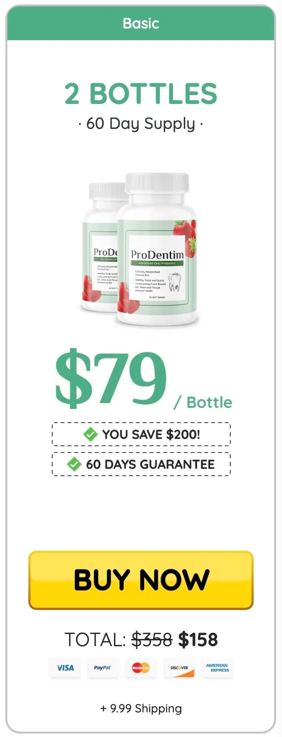 ProDentim 1 bottle 30-day supply